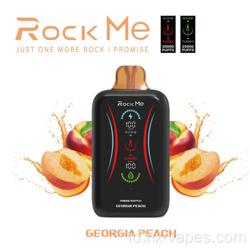 Rock Me 25000 Puffs Digital Botton Full Alibarbar